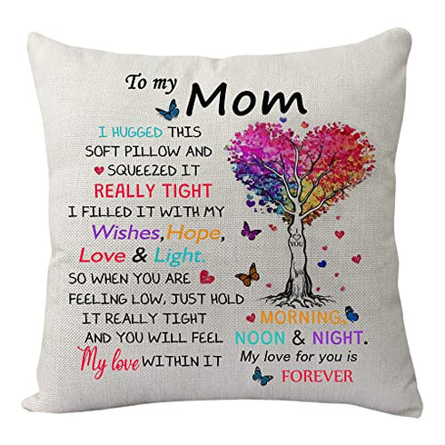 Mother Pillowcase Gift,Funny Mother's Day Mommy Mama Nana Mom Pillow